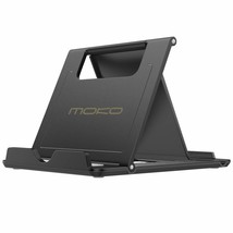MoKo Phone/Tablet Stand, Foldable Tablet Holder Compatible with iPhone 13 Pro Ma - £12.86 GBP