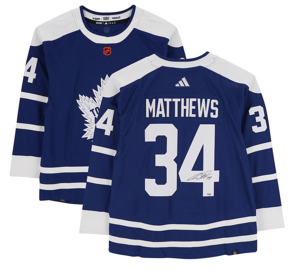 Primary image for AUSTON MATTHEWS Autographed Authentic 2023 Reverse Retro Jersey FANATICS