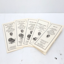 1987-88 Florida Wildlife Management Area Regulations and Maps Lot of Five Maps - £11.95 GBP