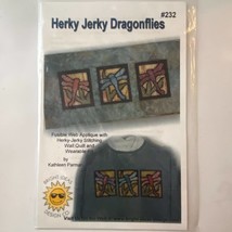 Bright Ideas Design 232 Stained Glass Dragonflies Sweatshirt Quilt Pattern - $7.87