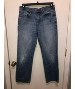 Levis Denizen 285 Relaxed Fit Blue Jeans Men&#39;s SZ 34X30 Actual Waist is 36&quot; - $13.85