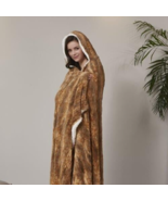 Cedar Bark Brown Hooded Wearable Throw by Virah Bella 50 x 70 - €16,83 EUR