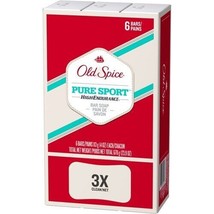 VINTAGE Old Spice Pure Sport High Endurance Bar Soap Sealed 6 Bars - £27.86 GBP