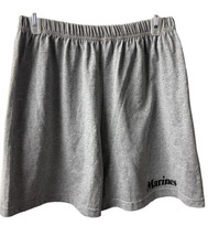 Rothco PT Shorts Mens Size XXL Tight Fitting Stretchy Marines Gray Cotto... - $13.28
