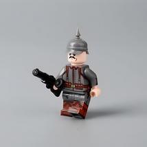 Lego ww1 german soldier minifigures building blocks toys army lego gun gift boy - £11.92 GBP