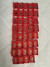 Vintage 1970 #4916 Stratego Board Game lot of 39 Authentic Red Plastic Pieces - £10.13 GBP