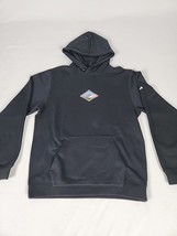 Adidas Golf Pullover Hoodie Sweatshirt Men&#39;s M Black Kangaroo Pocket 100... - $47.99