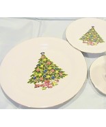 Sea Gull Fine China By Jian Shiang 3 Piece Set &quot;Christmas Tree&quot; Pattern - $19.95