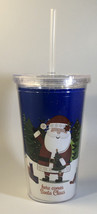 Holiday Christmas”Here Comes Santa Claus”16 Oz Tumbler/Gobelet Cup-NEW-SHIP24HRS - £9.36 GBP