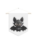 Personalized Printed Pennant Featuring Cartoon Bat - Unique Decor for Ki... - £21.03 GBP