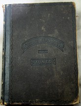 vntg 1872 Ed Hatfield CHURCH HYMN BOOK WITH TUNES round notation piano 4... - $24.75