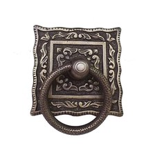 4&#39;&#39; Inch Solid Square Carve brass Pull knobs | Classic Retro Pulls Handl... - $51.00