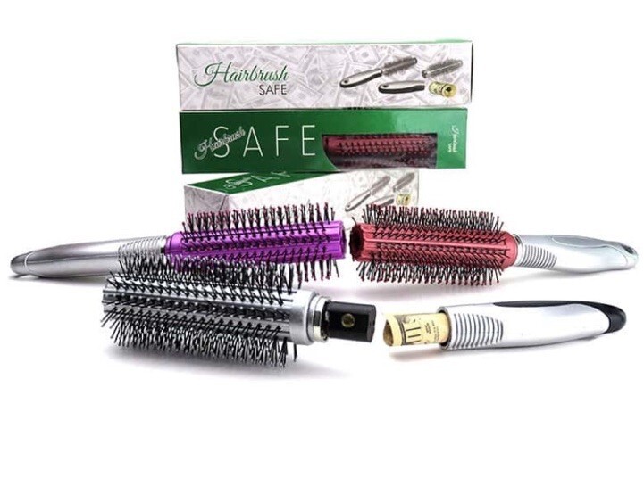Diversion Safe Hairbrush Secret Storage Compartment Inside Handle Keep $ Safe Item image 3