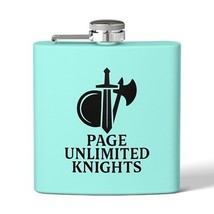 Knights Stainless Steel Flask, Page Unlimited Medieval Drink Container, ... - €26,47 EUR