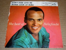 Harry Belafonte Don&#39;t Ever Love Me 45 Rpm Record Picture Sleeve Only - £9.38 GBP