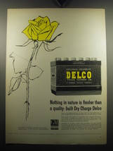 1957 Delco Dry Charge Battery Ad - Nothing in nature is fresher than - $18.49