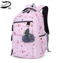 Fenong cute school bags for teenage girls korean style school backpack for girls - £92.41 GBP