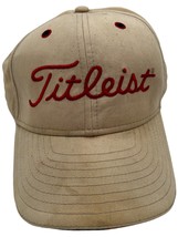 TITLEIST by NEW ERA STRAP BACK ADJUSTABLE CAP HAT TAN RED OSFA - $9.90