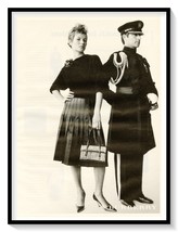 Burberry Kate Moss Print Ad Vintage 2001 Magazine Advertisement 00s Fashion - $9.70