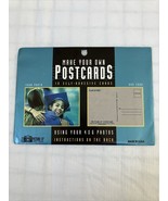 PICTURE-IT Make Your Own Postcard 10 Adhesive Photo Cards 4X6 USA NIP Vi... - $12.87
