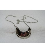 Native American Seminole Handmade Mini Ribbon Gorget Nickel Necklace C J... - $40.73 CAD