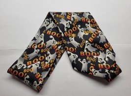 Halloween Boo! Ghosts 100% Polyester Neck Tie - £7.88 GBP