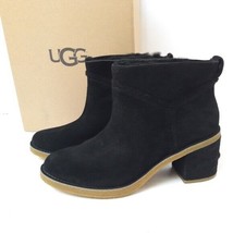 Ugg Women&#39;s Kasen Suede Bootie Boots Black 9 New In Box - £75.08 GBP