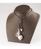 Sterling Silver Finora 3 Charm Pendant Locket Chain Necklace 18&quot; - $249.33
