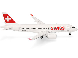 Airbus A220-100 Commercial Aircraft &quot;Swiss International Air Lines&quot; (HB-JBH) Whi - $164.77