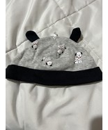 Unisex Gray Infant Cap Hat Beanie 0 To 9 Months Puppy Dalmatian Dog  Wit... - €2,12 EUR