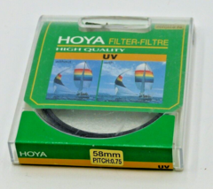 HOYA UV 58mm Lens Filter Made in Philippines - New - £15.80 GBP