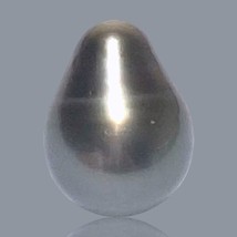 Oval Drop 13.7 x 17.8mm 21.6 Carat Tahitian South Sea Peacock Grey Green Pearl - £55.23 GBP