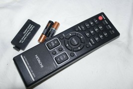 Hitachi 076R0JE01A COM3101B TV VCR DVD Remote TESTED With Batteries OEM - £14.64 GBP