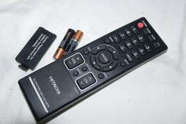 Hitachi 076R0JE01A COM3101B Tv Vcr Dvd Remote Tested With Batteries Oem - $18.59