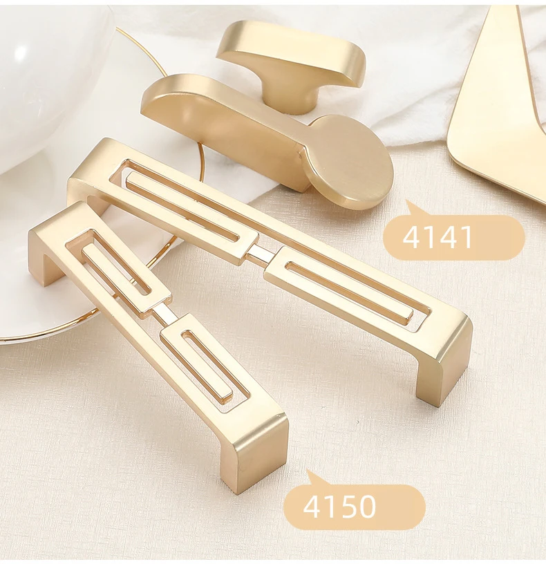 Gold Cabinet Knobs and Handles Luxury Gold Kitchen Cupboard Door Pulls E... - $8.54+