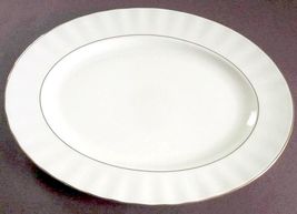 Gorham Grand Manor Oval Serving Platter Gold 14&quot; USA New - €49,78 EUR