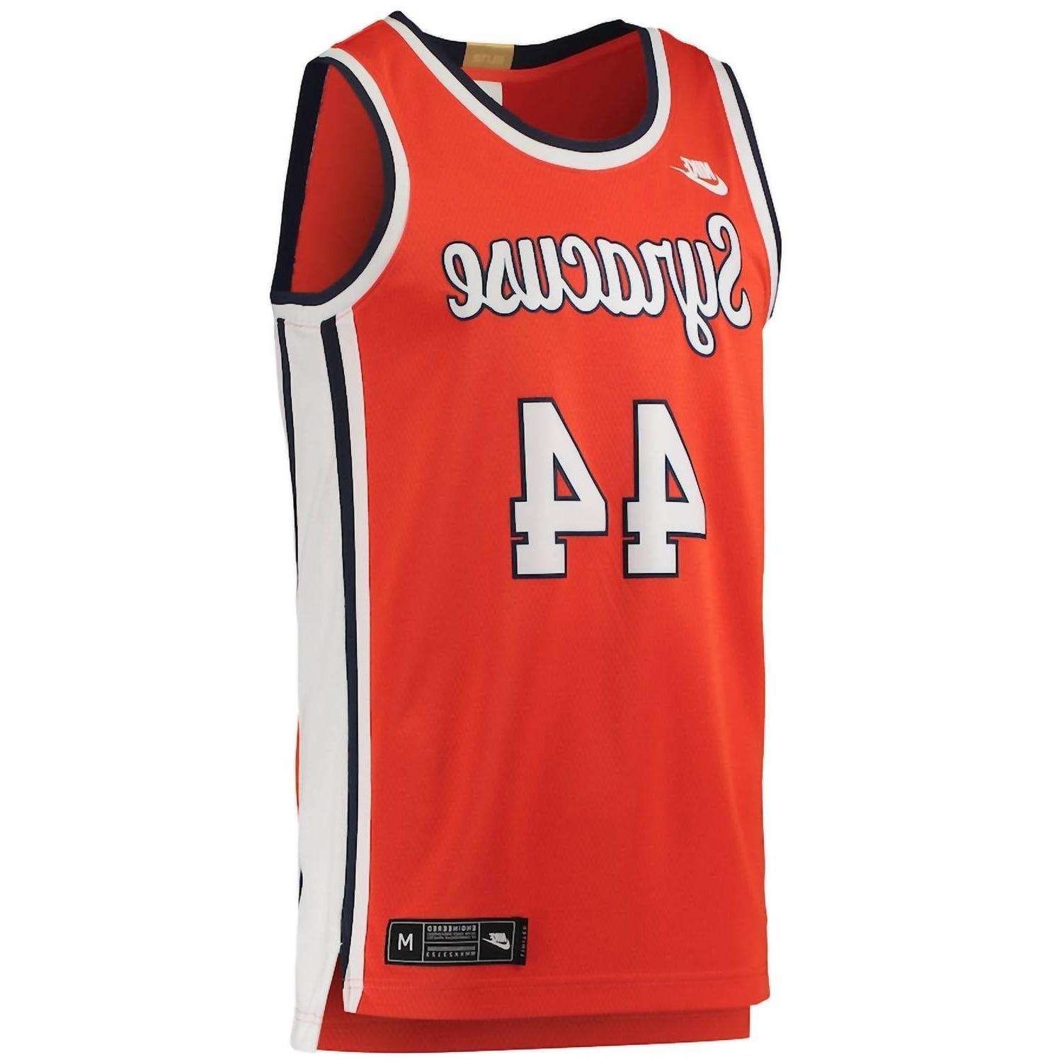 Nike Men&#39;s #44 Syracuse Limited Retro Basketball Jersey Size 2X - $111.87