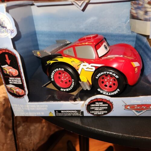 Primary image for Disney Pixar Cars - Push & Go Talking LIGHTNING MCQUEEN Toy Vehicle NEW IN BOX 