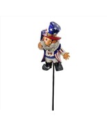 Gnome Garden Stake American Uncle Sam 40.8&quot; high Double Pronged Blue Red... - £19.02 GBP