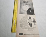 Total Times Two by Seiko Watch Romantic Couple His and Hers Vtg Print Ad... - £6.27 GBP
