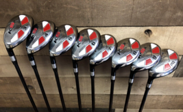 DEMO Left Handed Womens Majek Golf Hybrid Set #3-PW Lady Flex Graphite 2878-T8KQ - £323.99 GBP