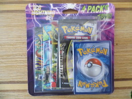 Pokemon TCG: Lightning Set - 4 Packs & 1 Bonus Card Per Box - New Sealed - $30.00