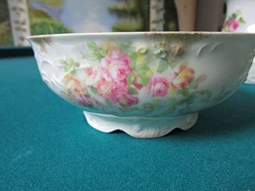 Jean POUYAT France 2 Beautiful Pieces A Bow and Cookie JAR Roses Molded Original Item image 11
