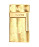S.T. Dupont Slimmy Line 2 Lighter Golden Diamond Head - 0280119 - $391.99