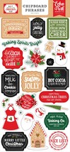 Echo Park Chipboard 6&quot;X13&quot;-Phrases, Have A Holly Jolly Christmas JC331022 - £16.11 GBP