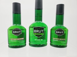 Brut Lot 3 Splash On After Shave Classic  Original Fragrance Men - $356.63 MXN