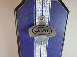 Collectible Ford Advertising Man Cave Bottle Opener  E938 - £31.84 GBP
