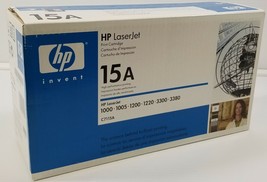 *D) HP LaserJet 1000 1005 1200 1220 3300 3380 Print Cartridge 15A C7115A - £23.64 GBP