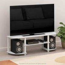 TV Stand For 55 Inch Flat Screens Entertainment Center Storage White - $58.76