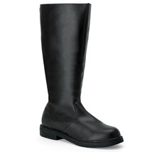 SALE MENS Pirate Renaissance Captain Warrior Black Costume Knee Boots  14 - $1,193.47 MXN